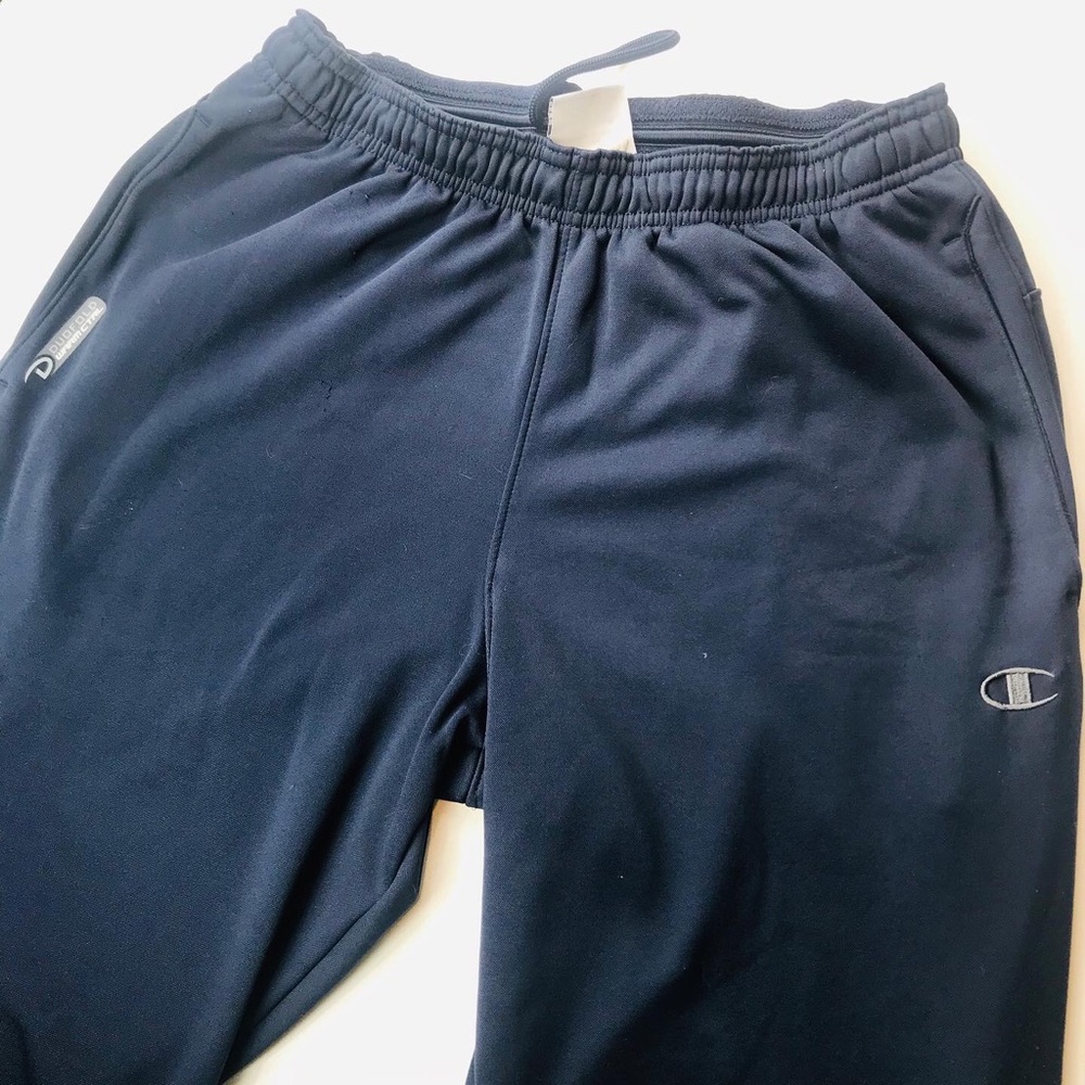 Champion Mens Powertrain Fleece Blue Sweat Pants